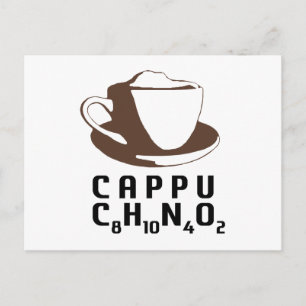 Carte Postale Cappuccino chimique