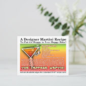 Carte postale Caprese Martini Recette (Debout devant)