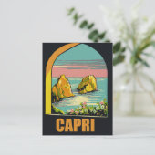 Carte Postale Capri à travers l'arc (Debout devant)