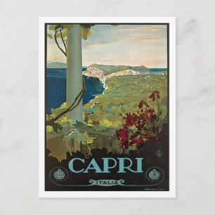 Carte Postale Capri Italia Vintage Italie