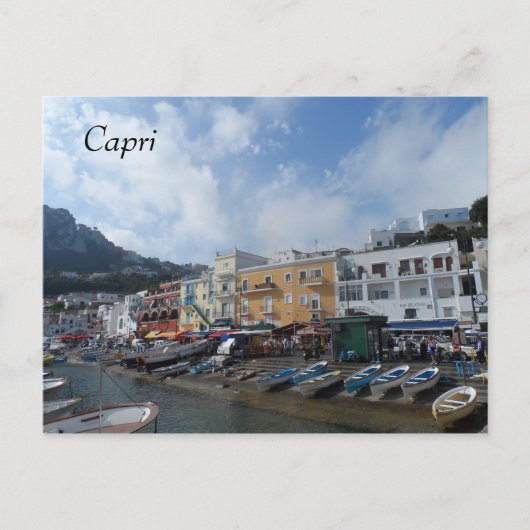 Carte Postale Capri, Italie (Devant)