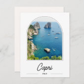 Carte postale Capri Italie (Devant / Derrière)