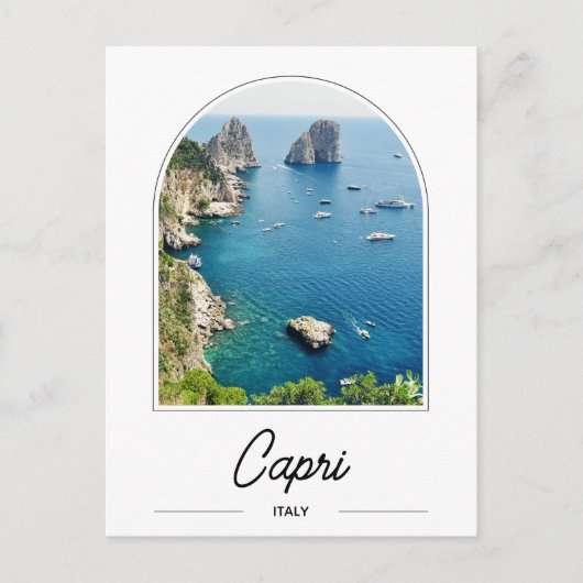 Carte postale Capri Italie (Devant)