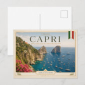 Carte Postale Capri - Italie (Devant / Derrière)