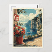 Carte Postale Capri, Italie Vintage (Devant / Derrière)