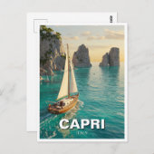 Carte Postale Capri Italie Voyage (Devant / Derrière)