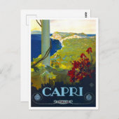 Carte Postale Capri Italie voyage millésime (Devant / Derrière)