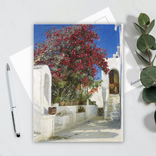 Carte Postale Capri - Oleandres en fleurs, Peder Severin Krøyer