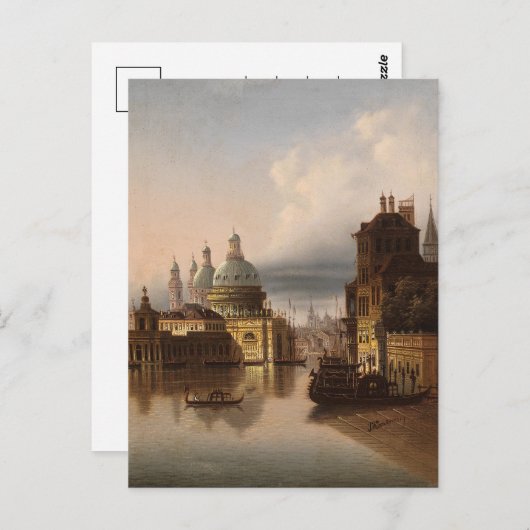 Carte Postale Capriccio, Venise | Johann Wilhelm Jankowsky (Devant / Derrière)