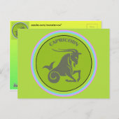 Carte postale Capricorn (Devant / Derrière)