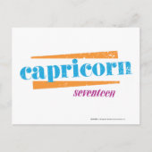 Carte Postale Capricorn Aqua (Devant)