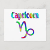 Carte Postale Capricorn Arc-en-ciel (Devant)
