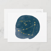 Carte Postale Capricorne (Devant / Derrière)