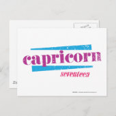 Carte Postale Capricorne pourpre (Devant / Derrière)