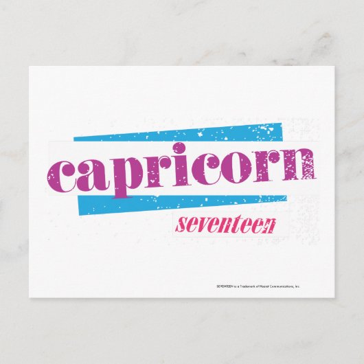 Carte Postale Capricorne pourpre (Devant)