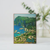 Carte Postale Capris Italie Vintage voyage (Debout devant)