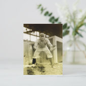 Carte Postale Capteur de baseball vintage (Debout devant)