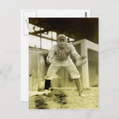 Carte Postale Capteur de baseball vintage (Devant / Derrière)