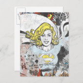 Carte Postale Capteurs de bande dessinée Supergirl 3 (Devant / Derrière)