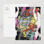 Carte Postale Capteurs de bande dessinée Supergirl 4 (Devant / Derrière)