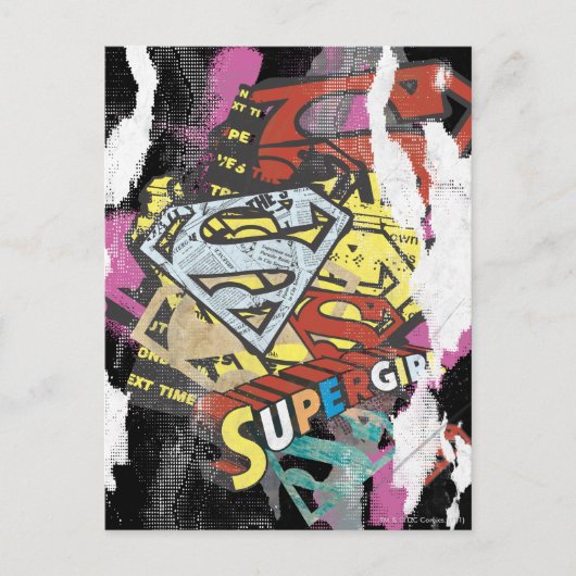 Carte Postale Capteurs de bande dessinée Supergirl 4 (Devant)