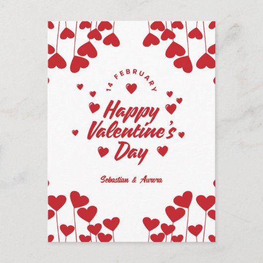 Carte Postale "Captivé par votre amour" – Saint-Valentin moderne (Devant)