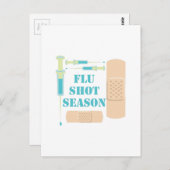 Carte Postale Capture de la grippe (Devant / Derrière)