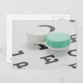 Carte Postale Capture de studio de lentille de contact coque sur (Devant / Derrière)