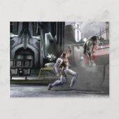 Carte Postale Capture d'écran : Cyborg vs Nightwing (Devant)