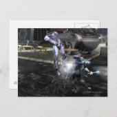 Carte Postale Capture d'écran : Cyborg vs Nightwing 3 (Devant / Derrière)