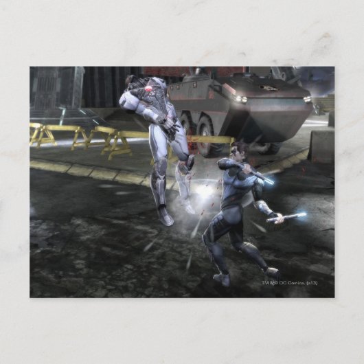 Carte Postale Capture d'écran : Cyborg vs Nightwing 3 (Devant)