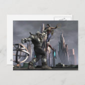 Carte Postale Capture d'écran : Grundy vs Wonder Woman (Devant / Derrière)