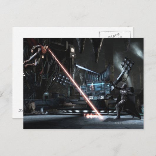Carte Postale Capture d'écran : Superman vs Batman (Devant / Derrière)