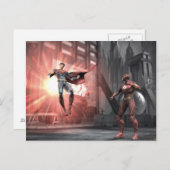 Carte Postale Capture d'écran : Superman vs Flash (Devant / Derrière)