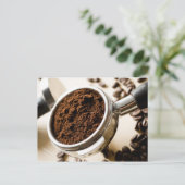 Carte Postale Capture d'Espresso Prêt à brasser pour Cappuccino (Debout devant)