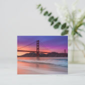 Carte Postale Capture du Golden Gate Bridge de San Francisco (Debout devant)