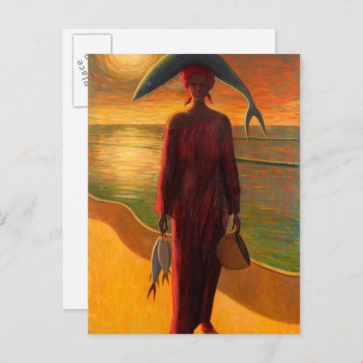 Carte Postale Capture du soir (Devant / Derrière)