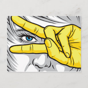 Carte Postale Capturer la beauté par les visages, les mains et l