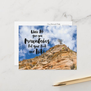 Carte Postale Capturer la grandeur de la nature