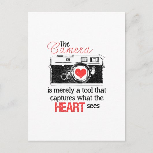 Carte Postale Capturer le coeur (Devant)