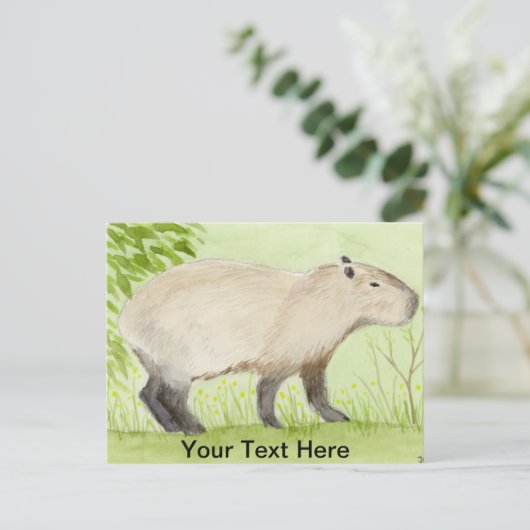 Carte Postale Capybara (Debout devant)