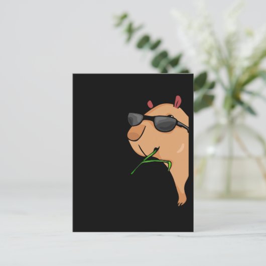 Carte Postale Capybara Lover Women Capybara Gift Men Capybara (Debout devant)