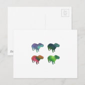 Carte Postale Capybaras de l'espace (Devant / Derrière)