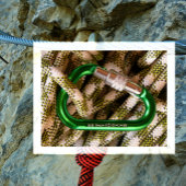 Carte Postale Carabiner et corde Escalade