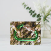 Carte Postale Carabiner et corde Escalade (Debout devant)