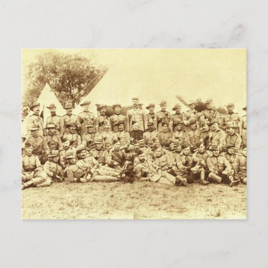 Carte Postale Carabiniers de Bushveldt (Devant)