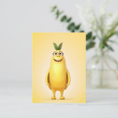 Carte Postale Caractère de banane drôle (Debout devant)