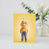 Carte Postale Caractère de banane drôle (Debout devant)