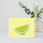 Carte Postale Caractère de chaux tranché souriant (Debout devant)