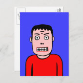 Carte Postale Caractère drôle (Devant / Derrière)